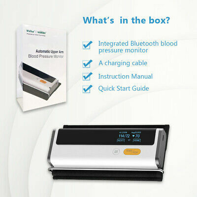 Wellue Bluetooth Upper Arm Blood Pressure Monitor. The best