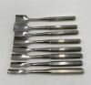 Lot of 8 Various Size Bone Gouge Instruments