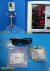 DATASCOPE Accutorr Plus Patient Monitor W/Leads & Ergonomic Stand *TESTED* Bedside Monitor