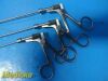 OLYMPUS Lot of 3  A5763 & A5762 Scissors & Biopsy Forceps Set