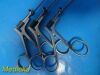 OLYMPUS Lot of 3  A5763 & A5762 Scissors & Biopsy Forceps Set