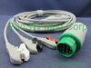 PANSWMED ECG-10094 compatible cardioline elife 700 ecg cable SPO2 Probe