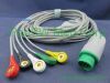 PANSWMED ECG-10094 compatible cardioline elife 700 ecg cable SPO2 Probe