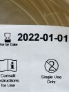 NXSTAGE MEDICAL Waste Line Extension NX25-0515 Exp. 01-2022 (#C8) NX25-0515 Waste Line Extension