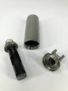 RUSCH 110601 Stubby Stainless Steel Laryngoscope Textured Handle