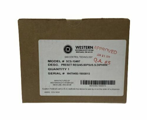 WESTERN SCS-10497 Medica Special Mixture Compressed Gas Regulator