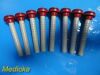 BD Lot of 8  V. Mueller Snowden Pencer 89-6848 Threaded Cannula