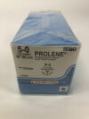 ETHICON 8698G Prolene Suture Blue Monofilament MultiPass Needles P-3 5-0 (1.0 Metric) 18" Sutures