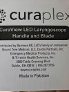 CURAPLEX 301-LED-020S CURAPLEX CURAVIEW LARYNGOSCOPE HANDLE AND BLADE SIZE 2  BOX OF 20