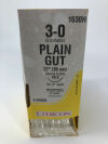 ETHICON 1630H SURGICAL GUT SUTURE PLAIN PRECISION POINT REVERSE CUTTING SIZE 30 NEEDLE PS2 BX of 31 Sutures