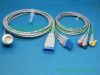 PANSWMED XDX-10003 compatible Philips ECG trunk & leads SPO2 Probe