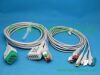 PANSWMED XDX-10013 XDX-10012  compatible GE medical ECG trunk & leads SPO2 Probe