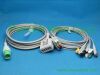 PANSWMED XDX-10011 compatible GE Hellige ECG trunk and leads SPO2 Probe