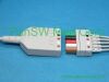 PANSWMED XDX-10027 compatible  siemens drager PM8060 ECG trunk and leads SPO2 Probe