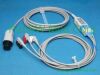 PANSWMED XDX-10010 compatible GE Medical PRO1000 ECG trunk leads SPO2 Probe