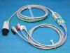 PANSWMED XDX-10010 compatible GE Medical PRO1000 ECG trunk leads SPO2 Probe
