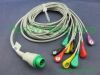 PANSWMED EKG-10060 compatible ten leads ECG cable for Bruker SPO2 Probe
