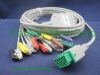 PANSWMED EKG-10045 compatible GE Responder ten leads ECG trunk leads SPO2 Probe