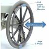 AQUATEC INVACARE 16379 Ocean Self-Propelling 24 inch Wheel Kit Wheelchair