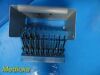 ZIMMER 18X  Hall Surgical Assorted Osteon Burs W/ Bur Rack 5038-09