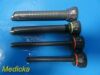 ETHICON Lot of 4 Et-Hicon 512 Purple,511 Green, 355 Orange Reusable Instrument Set