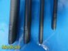 ETHICON Lot of 4 Et-Hicon 512 Purple,511 Green, 355 Orange Reusable Instrument Set