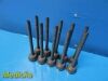 ETHICON Lot of 10 Et-Hicon 355 Reusable Instrument Sleeves, Threaded, Orange