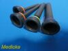ETHICON Lot of 10 Et-Hicon 355 Reusable Instrument Sleeves, Threaded, Orange