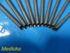 ETHICON Lot of 10 Et-Hicon 355 Reusable Instrument Sleeves, Threaded, Orange