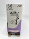 ETHICON J495H Vicryl PS-2 Undyed Braided 18"  Box of 42 Sutures