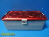 CODMAN 50-8948 Sterilization Storage Container  Quad-Lock, 22.5"x11"x8.25"