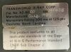 TRANSWORLD A2-5000  A25000 325 HV Transformer Rad Room