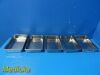VOLLRATH Lot of 5 Dittmar  Stainless Steel  Surgical Instrument Tray