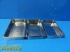 VOLLRATH Lot of 5 Dittmar  Stainless Steel  Surgical Instrument Tray