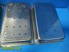 VOLLRATH Lot of 5 Dittmar  Stainless Steel  Surgical Instrument Tray