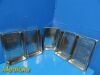 VOLLRATH Lot of 5 Dittmar  Stainless Steel  Surgical Instrument Tray
