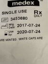 SMITHS MEDICAL Lot of 2 Mini Trifuse MTF37  Exp. 2020-07  (G1#2) MTF37