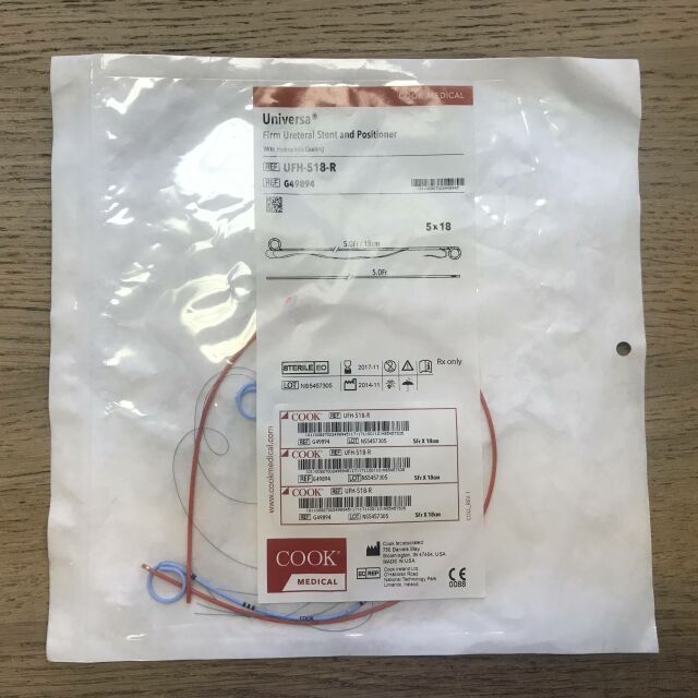 New COOK G49894 Universal Firm Ureteral Stent And Positioner With ...