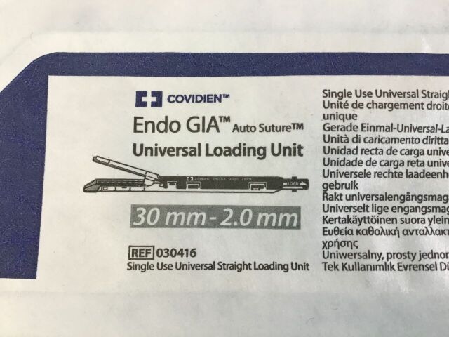 COVIDIEN 030416 Endo GIA Universal Loading Unit 30mm - 2.0mm, Exp 05/2020 I0321