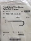 COOK G00512 Fixed Core Wire Guide, Safe-T-J Curved, 145cm (X)