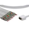 CABLES AND SENSORS K10-NK1-B0 One Piece EKG Cable