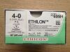 ETHICON 699H Ethilon Black Monofilament Non-Absorbable Suture, 18