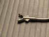 BOSS 93-5762 Frontal Giraffe Sinus Forceps, 45 dg, 3mm Vertical Cup