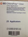 BD 930400 Chloraprep Clear 3mL Applicators (Box Of 25)