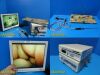 OLYMPUS OTV-S7 Visera Endoscopy Sys W/ A50001A Scope, CLV-S30 Light, SV-2 Display