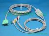 PANSWMED XDX-10035A compatible Nihon Kohden OPV ECG trunk leads SPO2 Probe