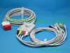 PANSWMED XDX-10054D compatible Bionet BM5 ECG cable, trunk leads, SPO2 Probe