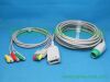 PANSWMED XDX-10055 compatible Biolight M9500 ECG trunk cable, ECG leads SPO2 Probe