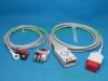 PANSWMED XDX-10054 compatible Bionet BM5 ECG trunk leads  SPO2 Probe