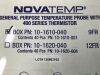 NOVAMED 10-1610-040 NovaTemp General Purpose Temperature Probe W 400 Series Thermistor, Box of 40 Probes, K0220